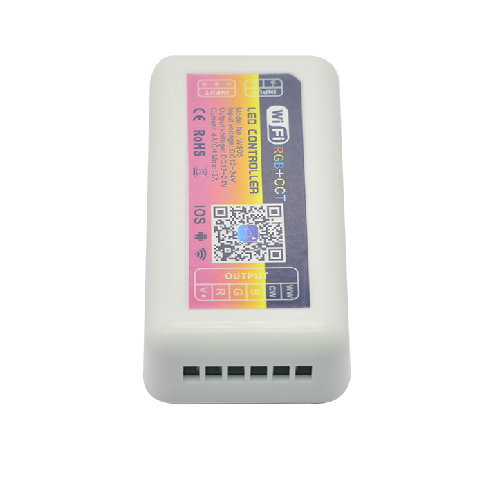 DC12/24V Smart LED WiFi Dimmer Music Controller Works With Amazon Alexa For Signle Color, Dual white, RGB, RGBW, RGBCCT LED Strip lamps Light DC12/24V Smart LED WiFi Dimmer Music Controller Works With Amazon Alexa For Signle Color, Dual white, RGB, RGBW, RGBCCT LED Strip lamps Light